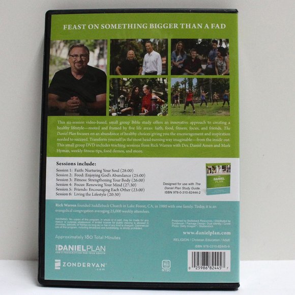 The Daniel Plan 40 Days to a Healthier Life Six Sessions on DVD - Picture 2 of 9